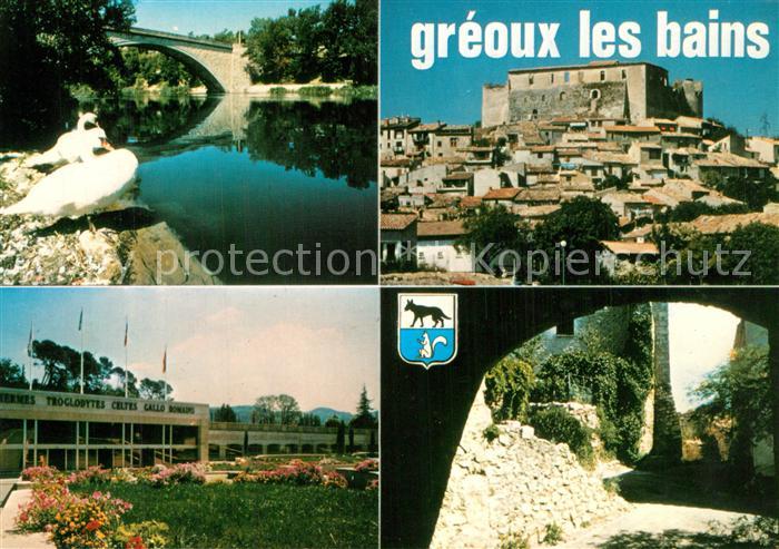 Greoux-les-Bains Vues partielles de la Station thermale climatique et touristiqu