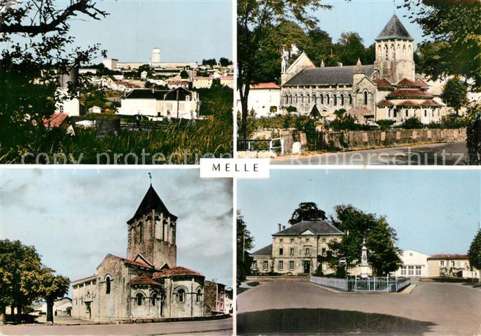 Melle Niort Usines Eglise Saint Hilaire Eglise Saint Pierre Hôtel de Ville