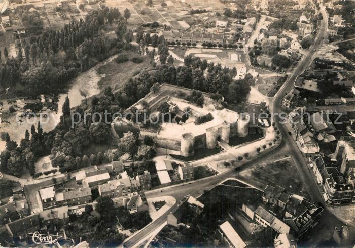 Peronne 80 Somme Chateau vue aérienne