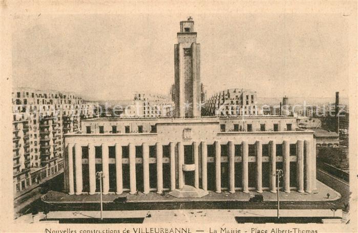 Villeurbanne La Mairie Place Albert Thomas