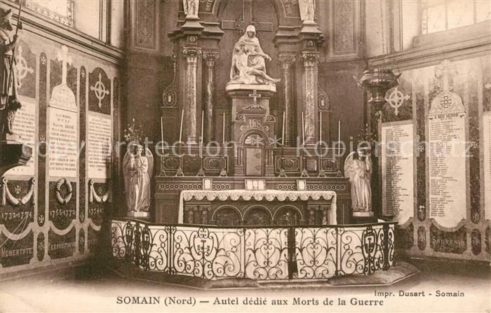 Somain Autel dedie aux Morts de la Guerre