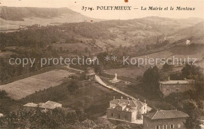 Poleymieux-au-Mont-d Or La Mairie et le Montoux