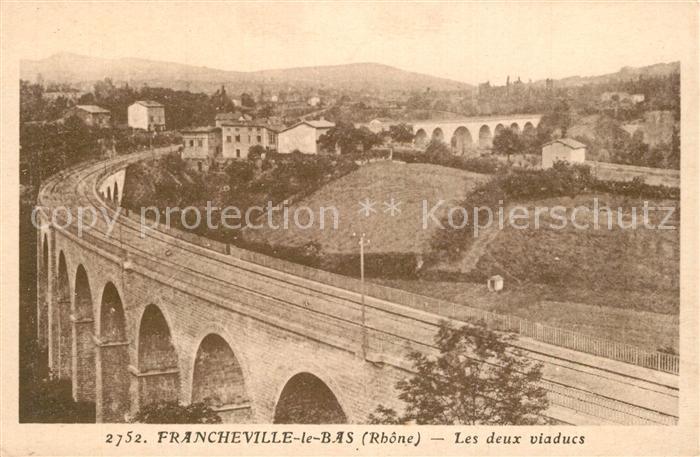 Francheville Rhone Les deux viaducs