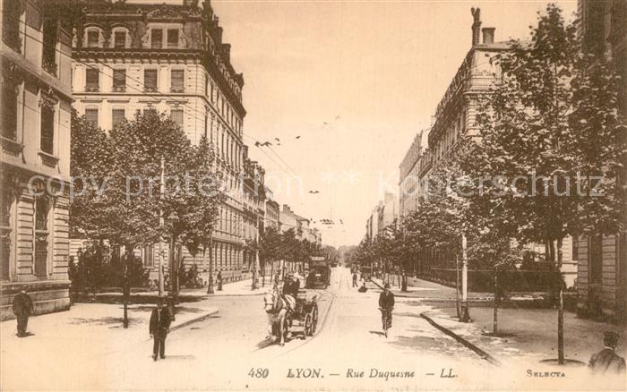 Lyon France Rue Duquesne