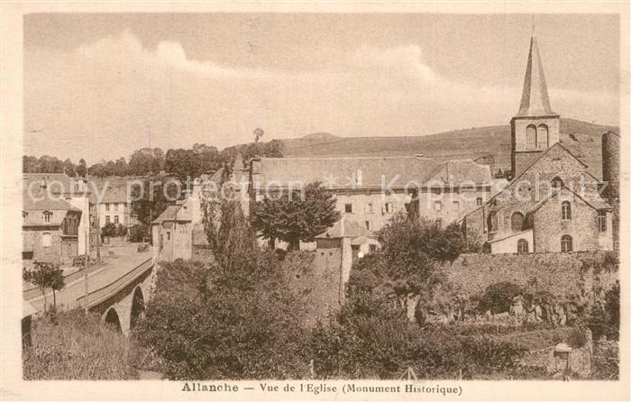 Allanche Vue de l’Eglise