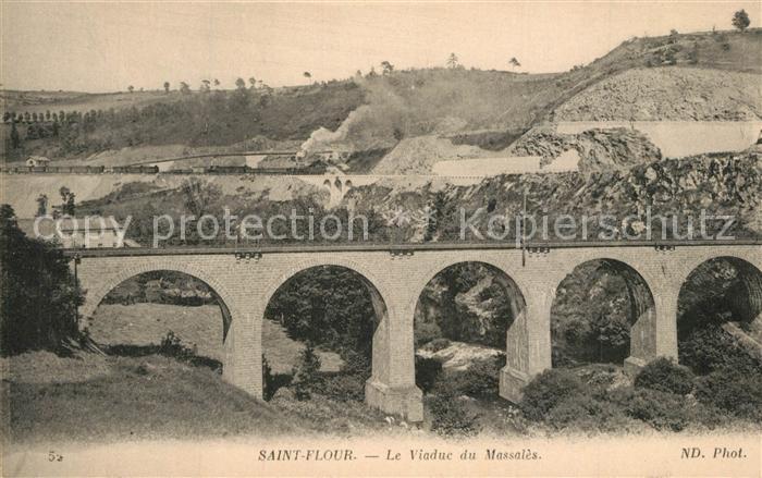 Saint-Flour Cantal Le Viaduc du Massales