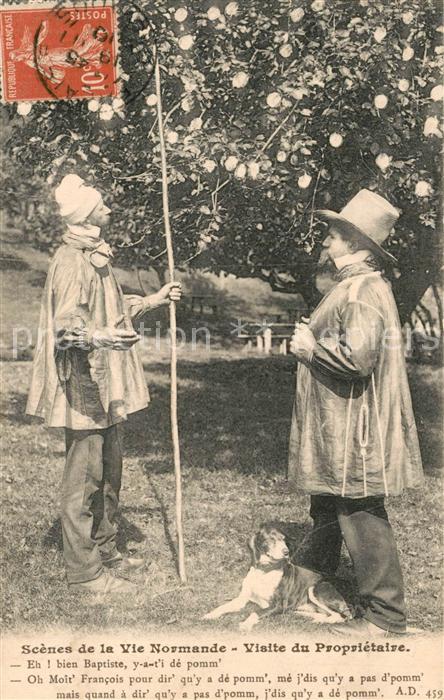 Normandie Region Scenes de la Vie Normande Visite du Pro