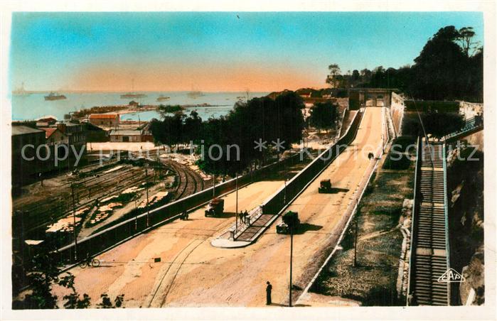 Brest 29 Vue prise du Cours d’Ajot sur la rade