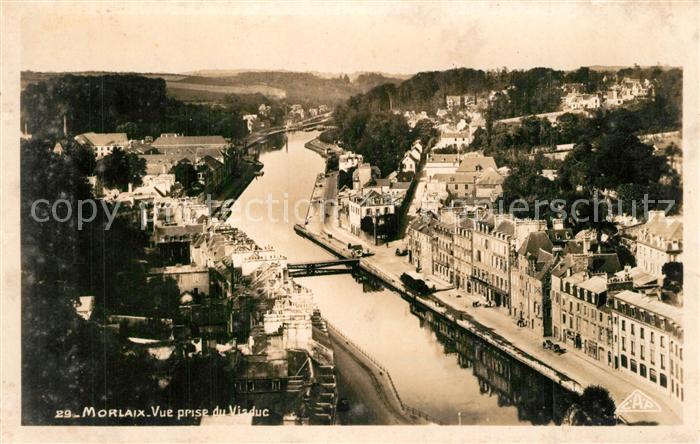 Morlaix Vue prise du Viaduc