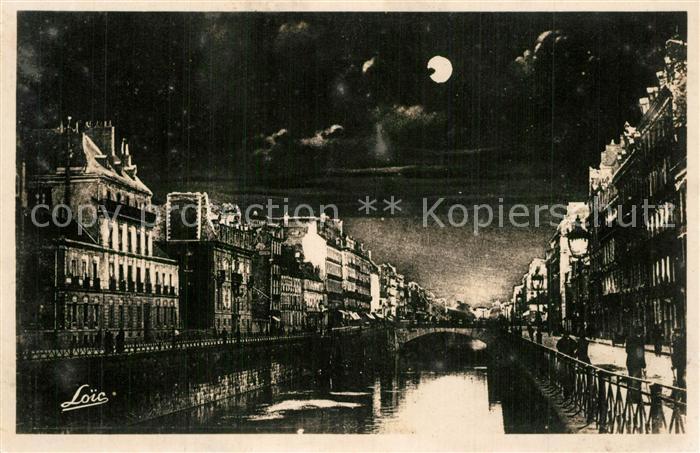 Rennes Ille-et-Vilaine Les Quais au Clair de Lune