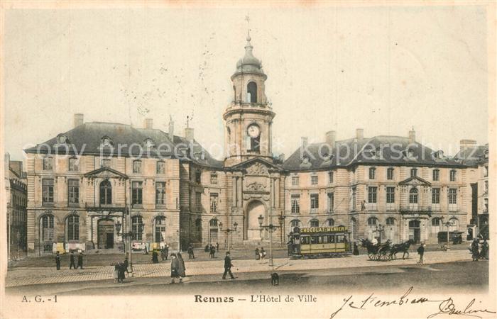 Rennes Ille-et-Vilaine Hotel de Ville