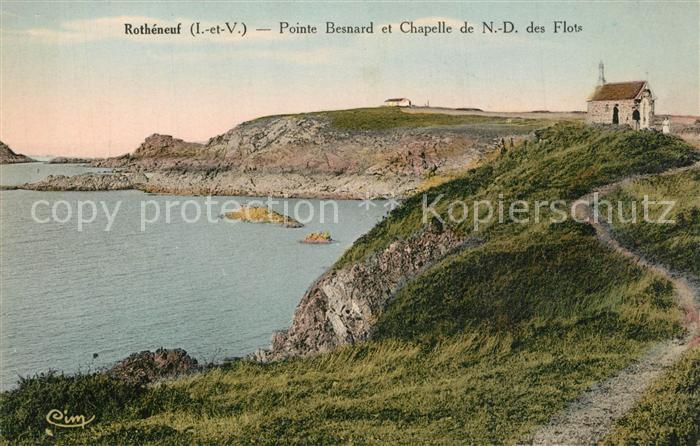 Rotheneuf Pointe Besnard et Chapelle de ND des Flots