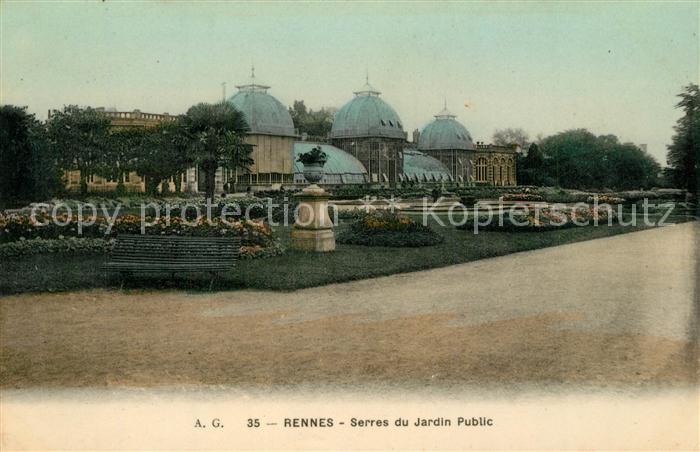 Rennes Ille-et-Vilaine Serres du Jardin Public