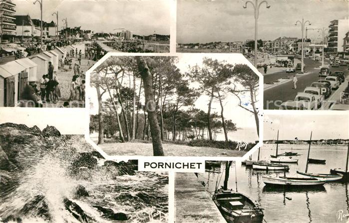 Pornichet La Plage Les Boulevards Les Pins Le Port Les Rochers