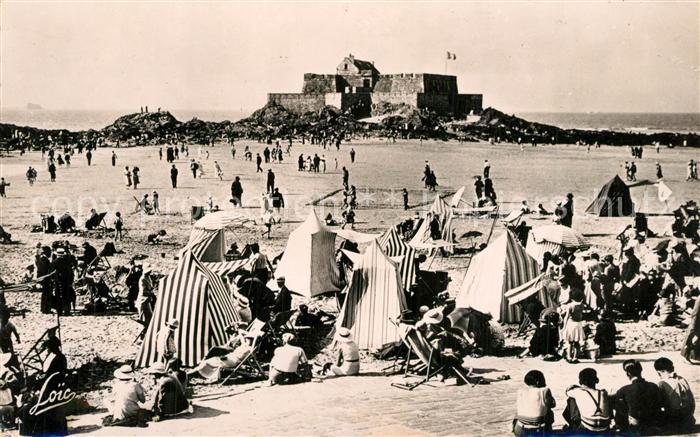 Saint-Malo 35 Plage de l’Eventail et Fort National