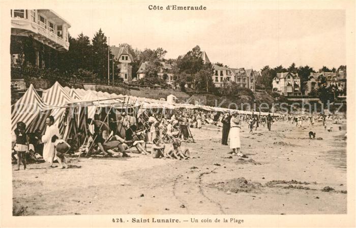 Saint-Lunaire Un coin de la Plage