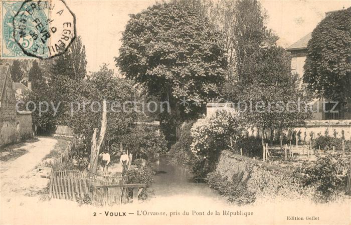 Voulx Orvanne pris du Pont de la Republique