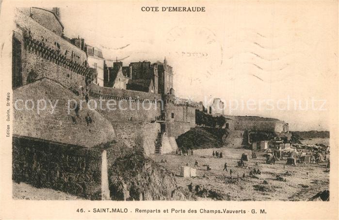 Saint-Malo 35 Remparts et Porte des Champs Vauverts