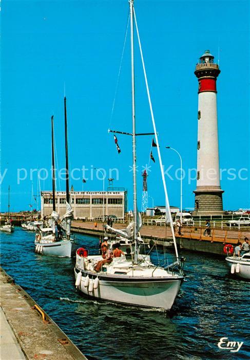 Ouistreham Riva Bella La rentree des voiliers dans