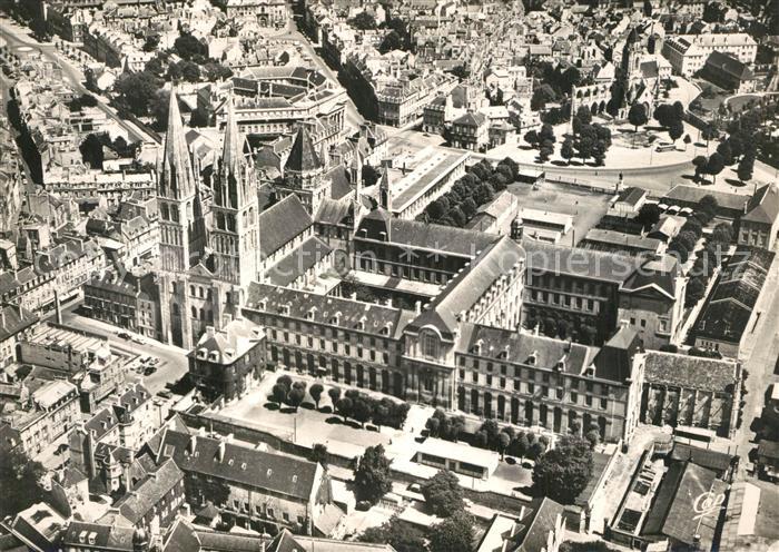 Caen Vue aerienne et l’Abbaye aux Hommes