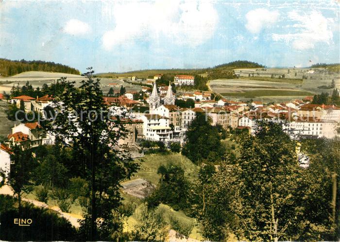 La Louvesc Vue generale Nord Est Basilique Saint Regis les Hotels et Villa Notre