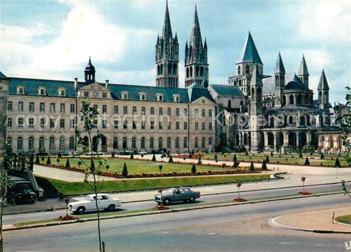 Caen Le Jardin Hotel de Ville Abbaye aux Hommes Eglise Saint Etienne XIIe