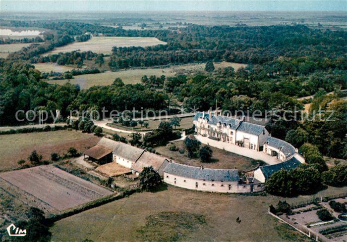 Vendoeuvres Vue aerienne Chateau de Ste Therese Belle Bouche Plage