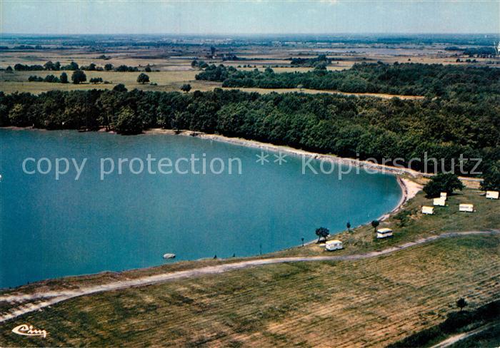Vendoeuvres Vue aerienne Etang de Belle Bouche