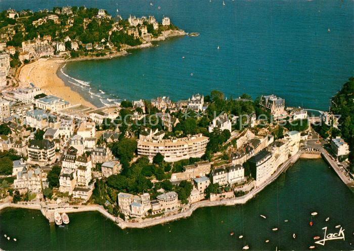 Dinard 35 La cale du bec de la vallee et la plage