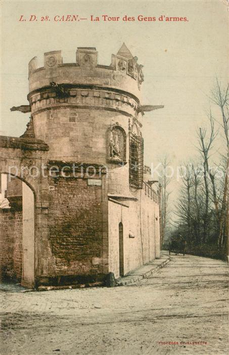 Caen La Tour des Gens d_armes