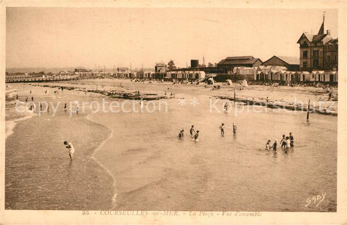 Courseulles-sur-Mer La Plage Vue d ensemble