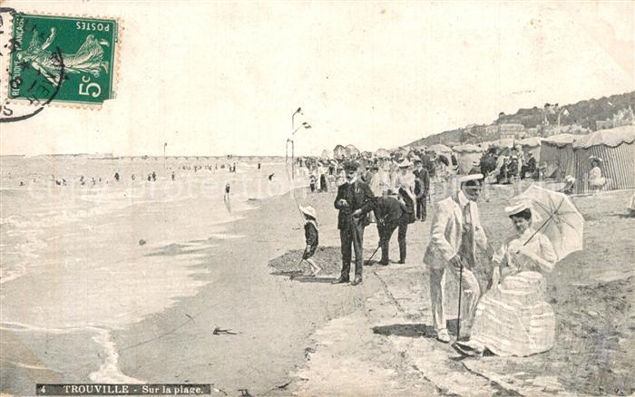 Trouville-Deauville Sur la plage