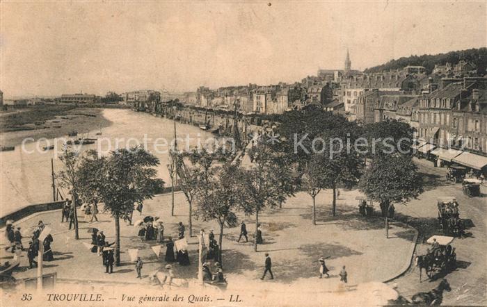 Trouville-Deauville Vue generale des Quais