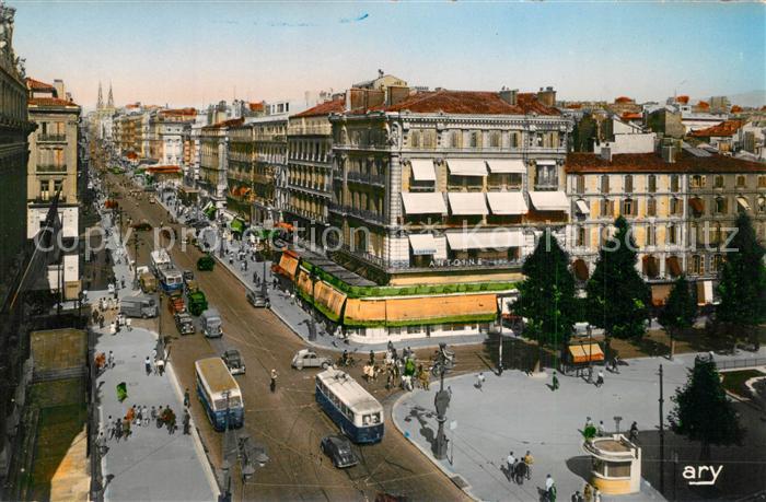 Marseille Bouches-du-Rhone La Canebiere