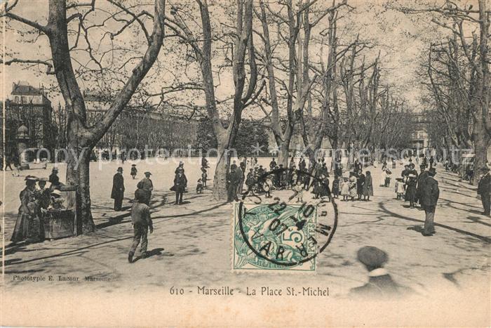 Marseille Bouches-du-Rhone La Place St Michel