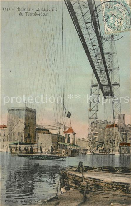 Marseille Bouches-du-Rhone La passerelle du Transbordeur