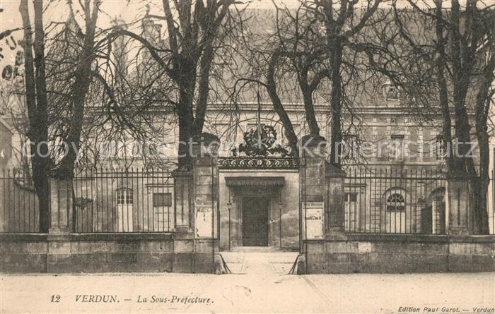Verdun Meuse La Sous Prefecture