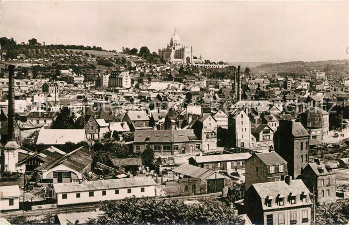 Lisieux Vue generale au fond la Basilique