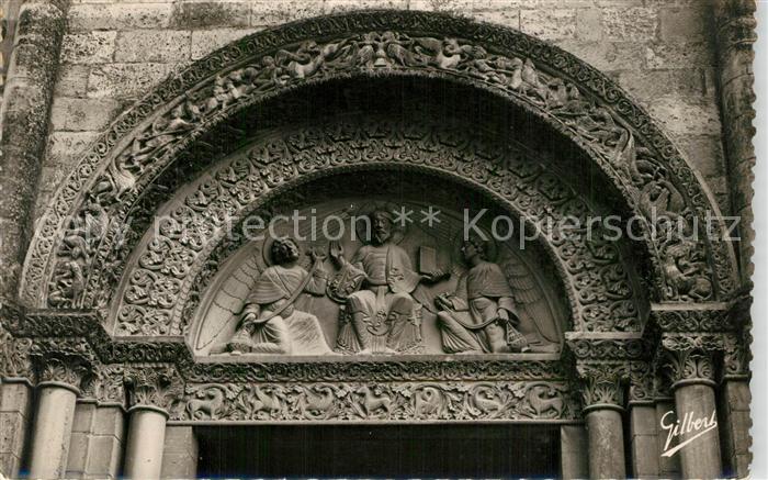 Angouleme Cathedrale St Pierre Tympan au dessus de la grande Porte