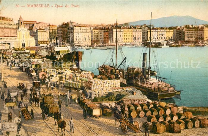 Marseille Bouches-du-Rhone Quai du Port