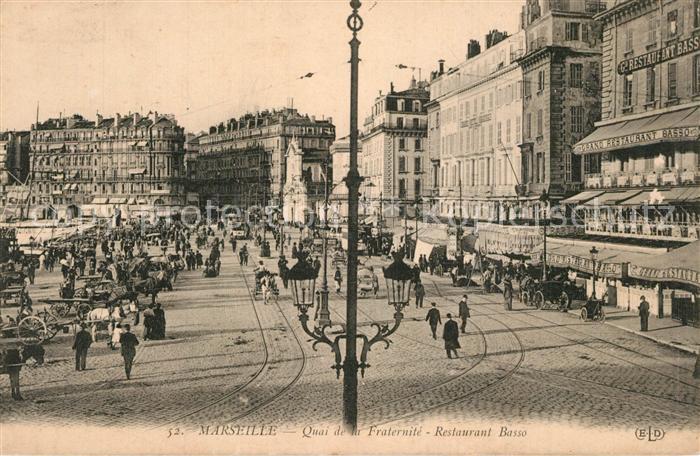 Marseille Bouches-du-Rhone Quai de la Fraternite Restaurant Basso
