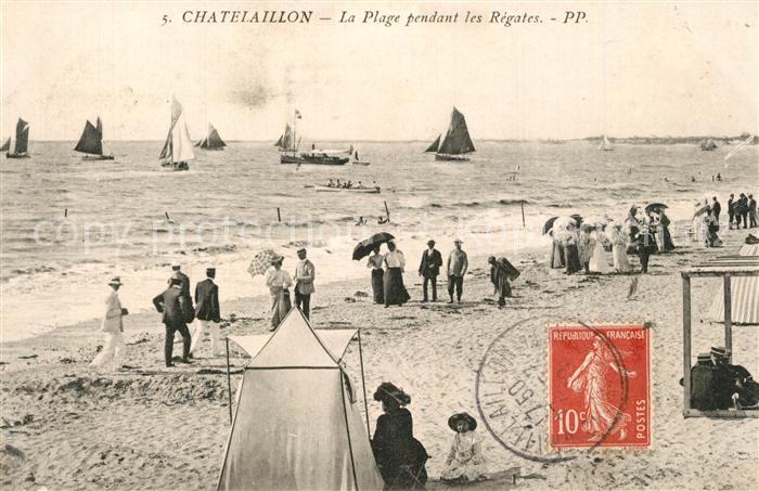 Chatelaillon-Plage La Plage pendant les Regates