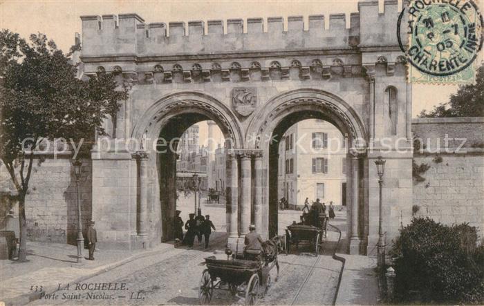 La Rochelle Charente-Maritime Porte Saint Nicolas