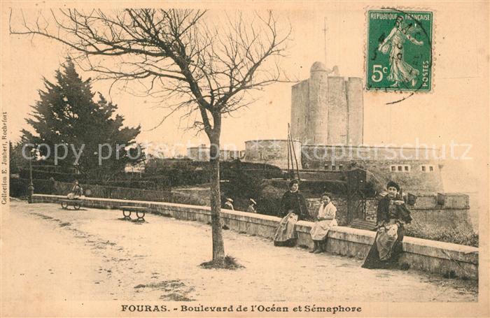 Fouras Charente-Maritime Boulevard de l’Ocean et Semaphore