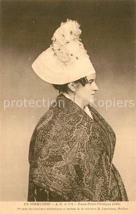 Pont-l Eveque Calvados Costume authentiques en Normandie