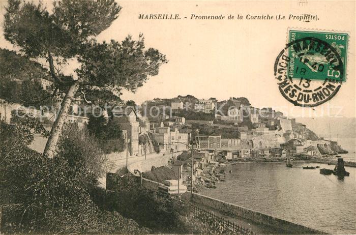 Marseille Bouches-du-Rhone Promenade de la Corniche