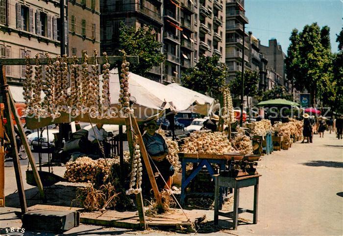 Marseille Bouches-du-Rhone La traditionelle Foire aux Aulx de la Saint Jean