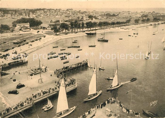 Ouistreham Vue aerienne sur l’Avant Port