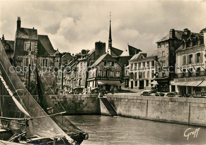 Honfleur Vue coin pittoresque du Port