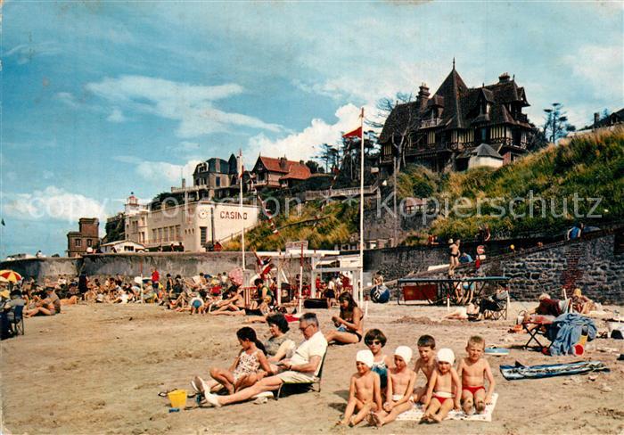 Villerville sur Mer La plage et les villas